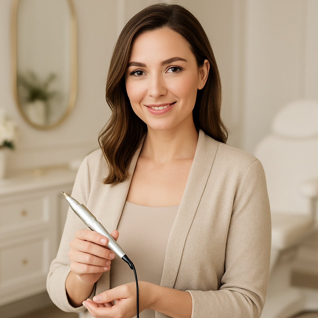 Nikki, the founder and permanent makeup brow artist at Nikki Beautii